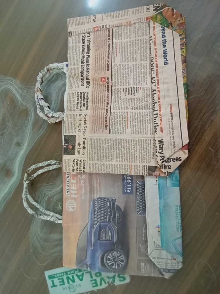 Eco-Friendly Handcrafted Paper Bags